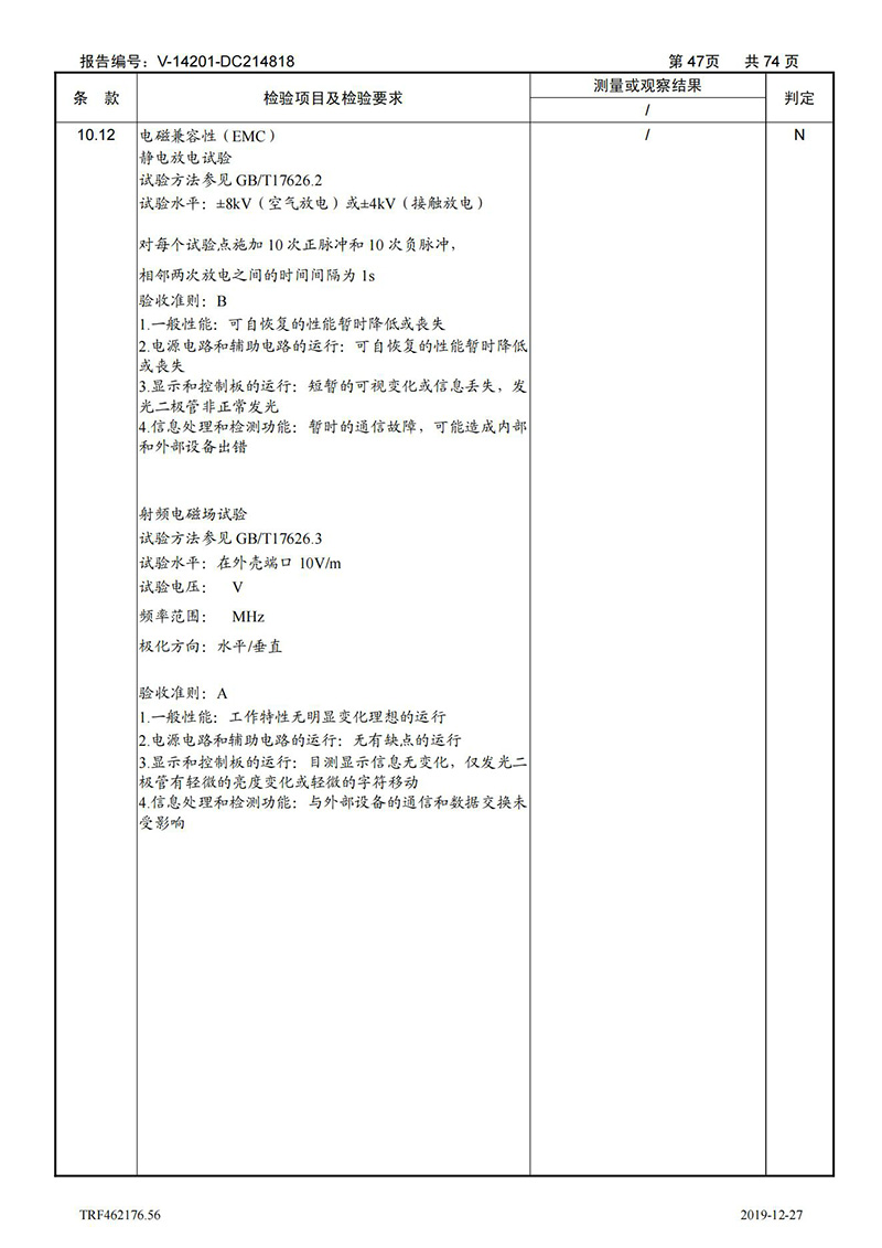 母线槽400A-1250A型式试验报告_47